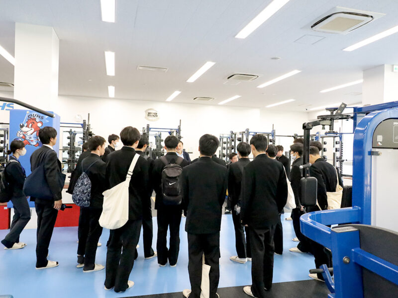 S&Cルームを見学