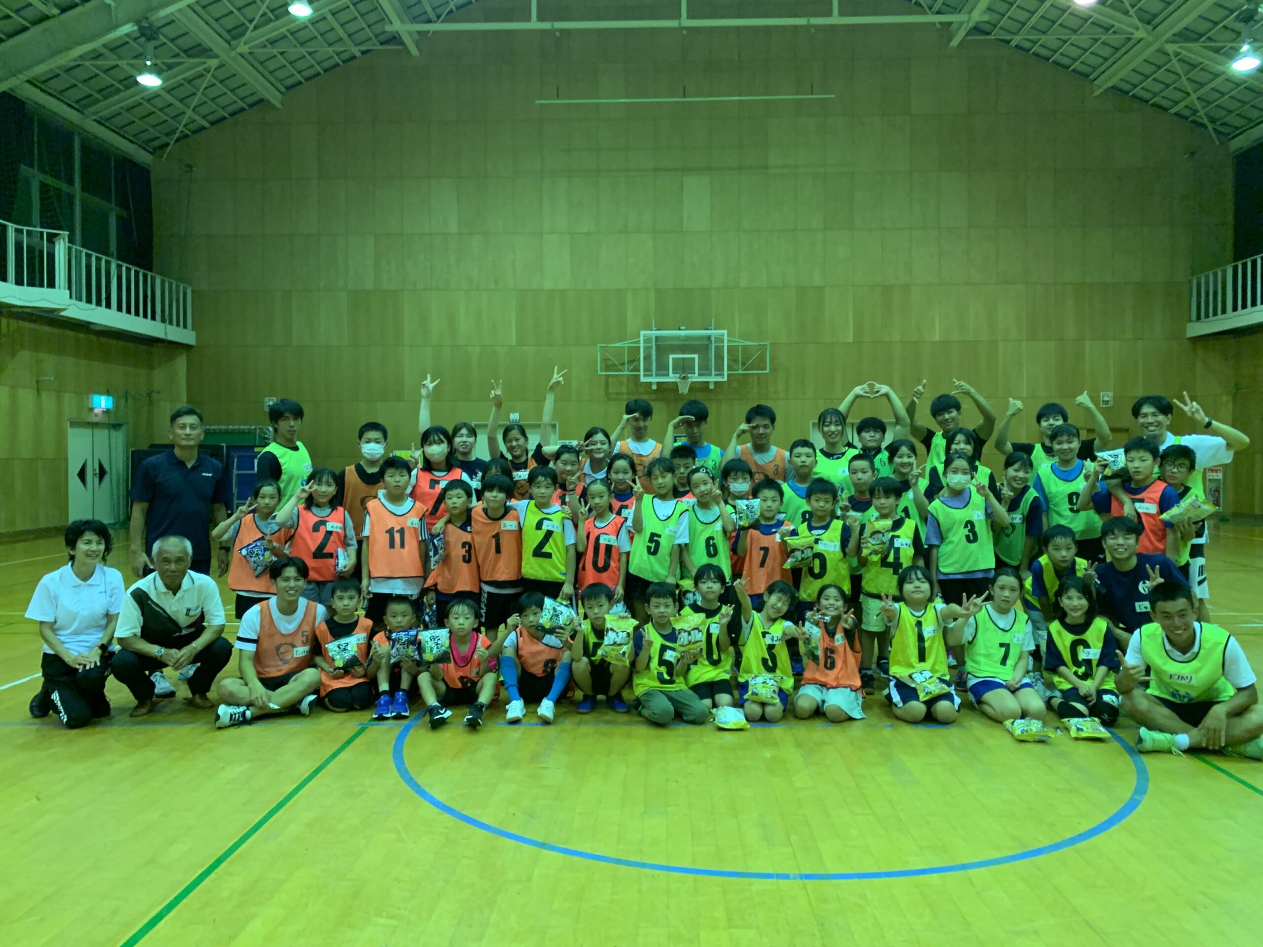 南相馬市の子どもたちとスポーツを通じて交流した