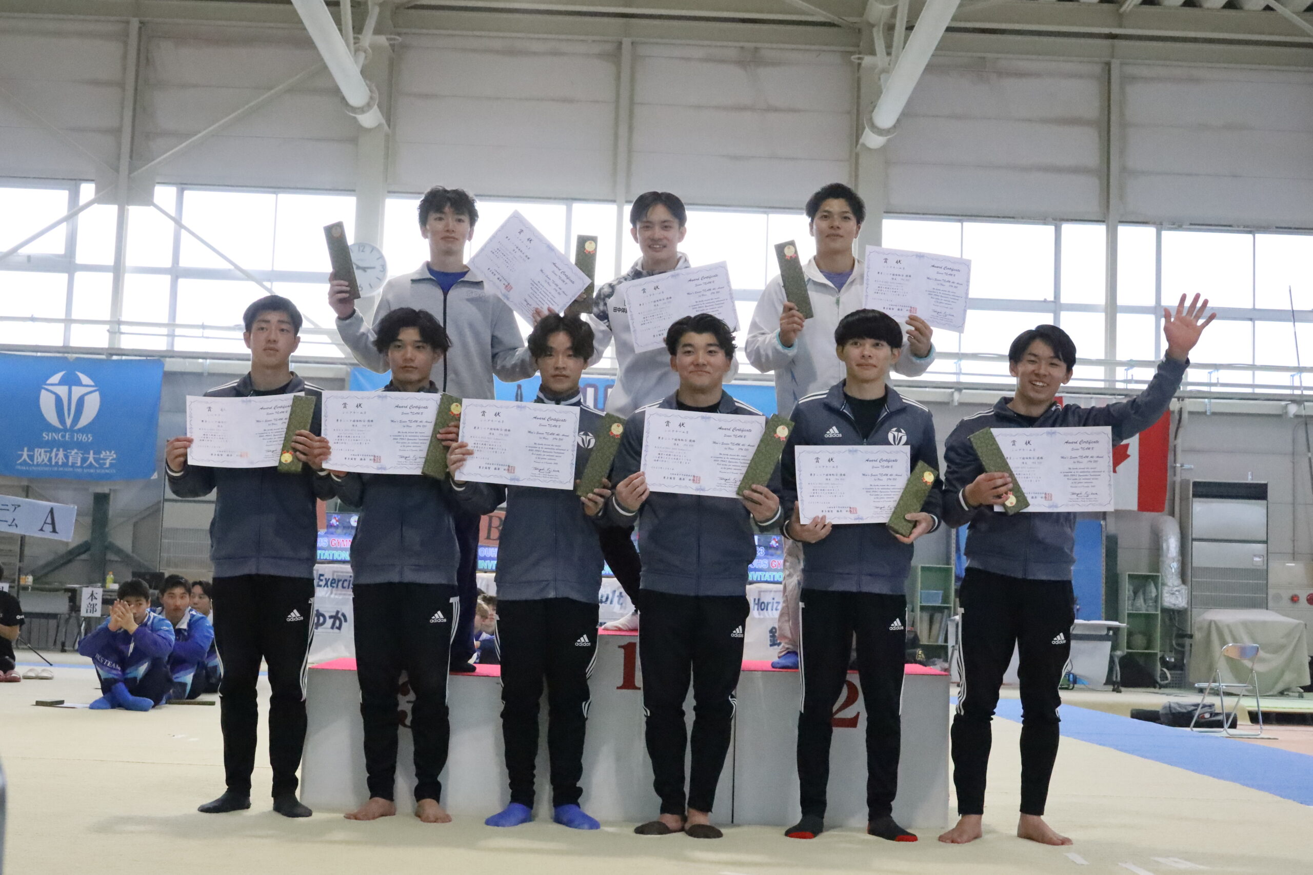 シニアで団体総合優勝のチームB