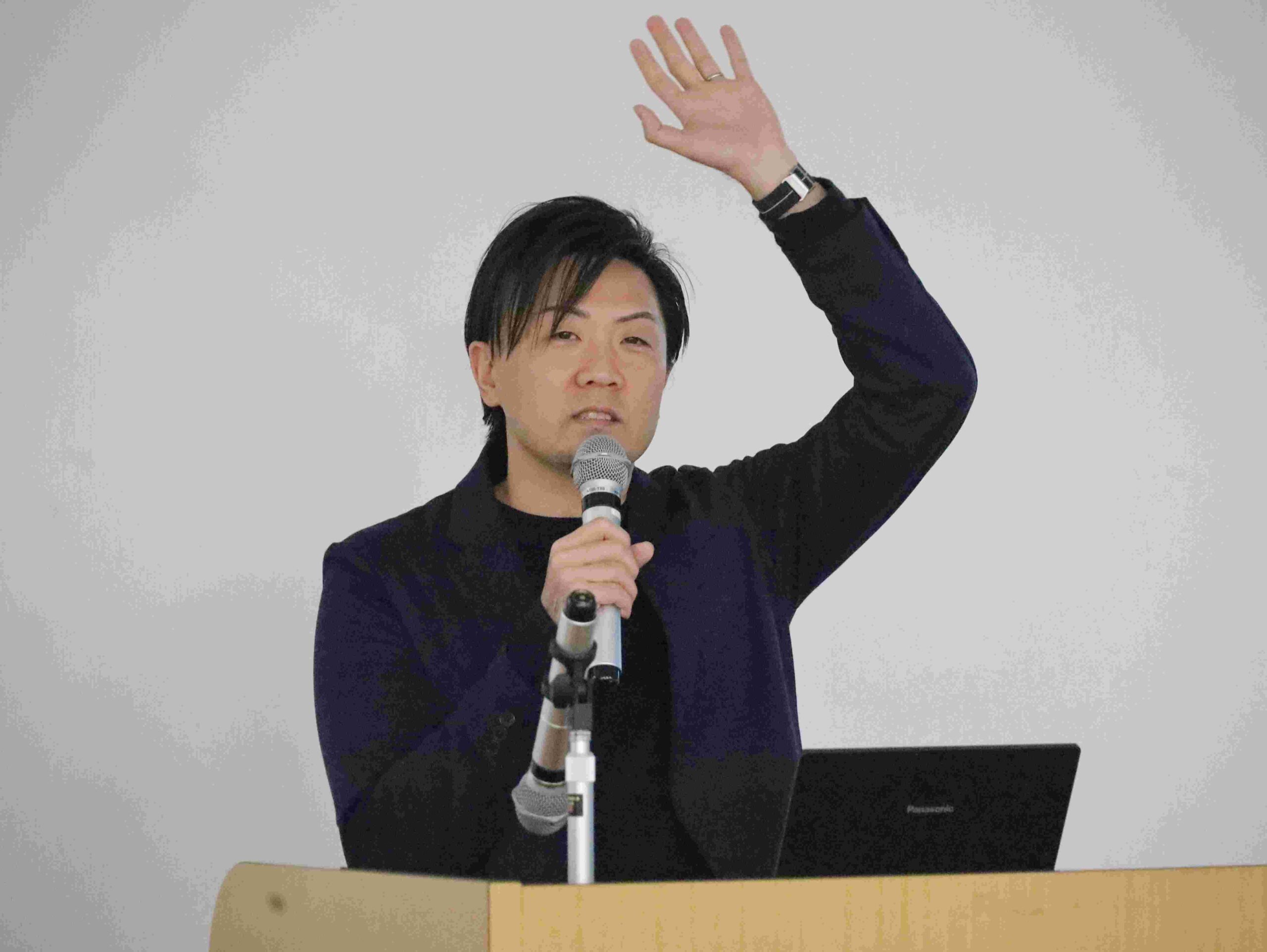 行武広貴さん。「データの分析ではAIに負けない独自の味付けを」