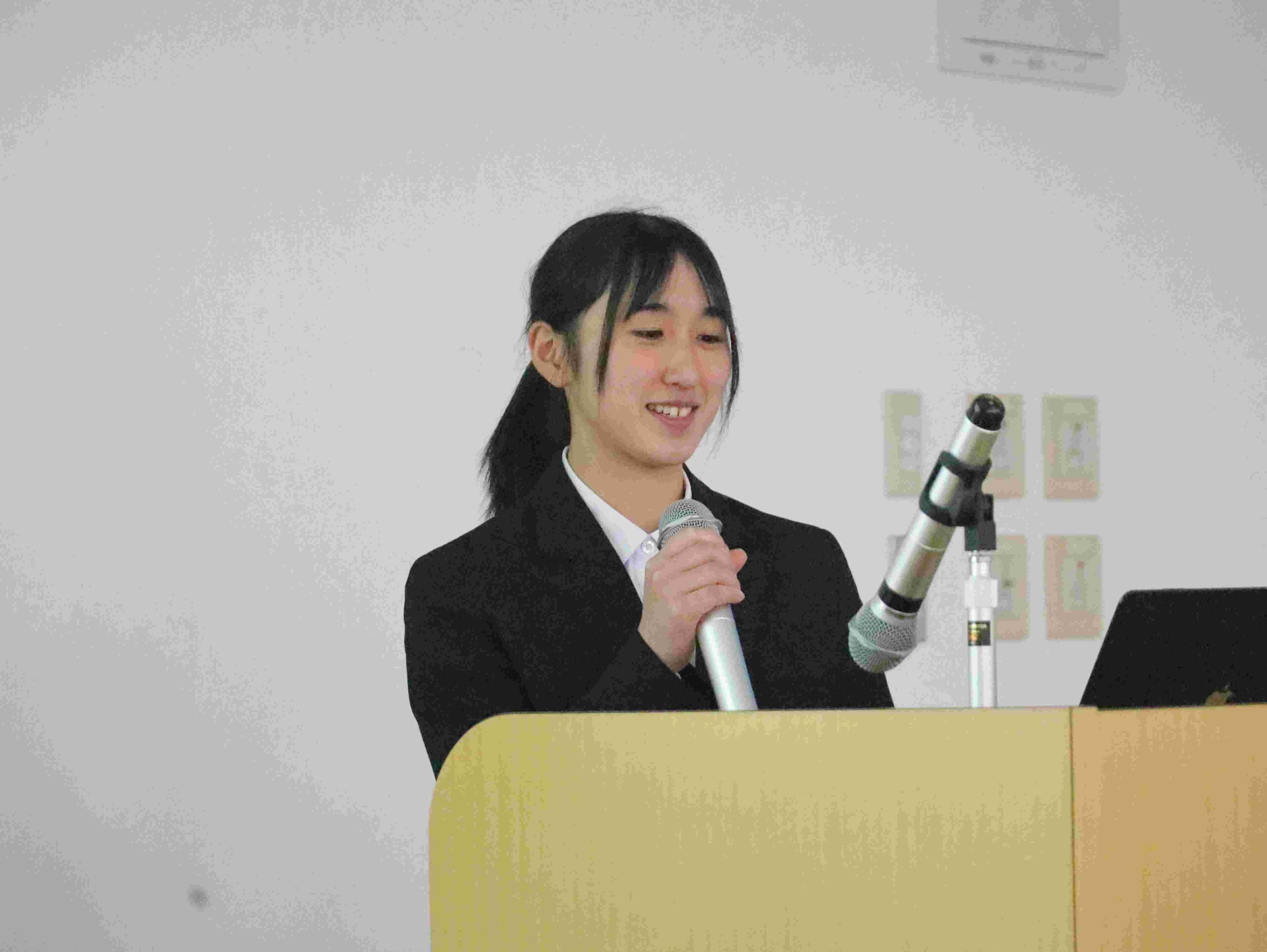 バレーボール部女子・宮内こころさん