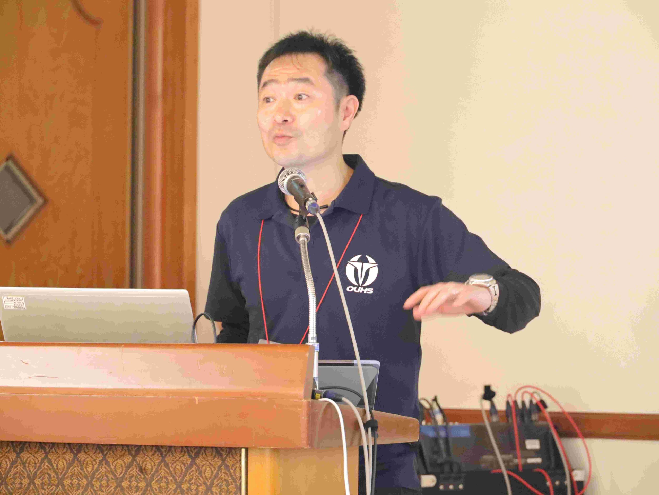 河島晋太郎統括ディレクター「2024年度だけで本学の学生57人が中学校などで部活動指導に従事しています