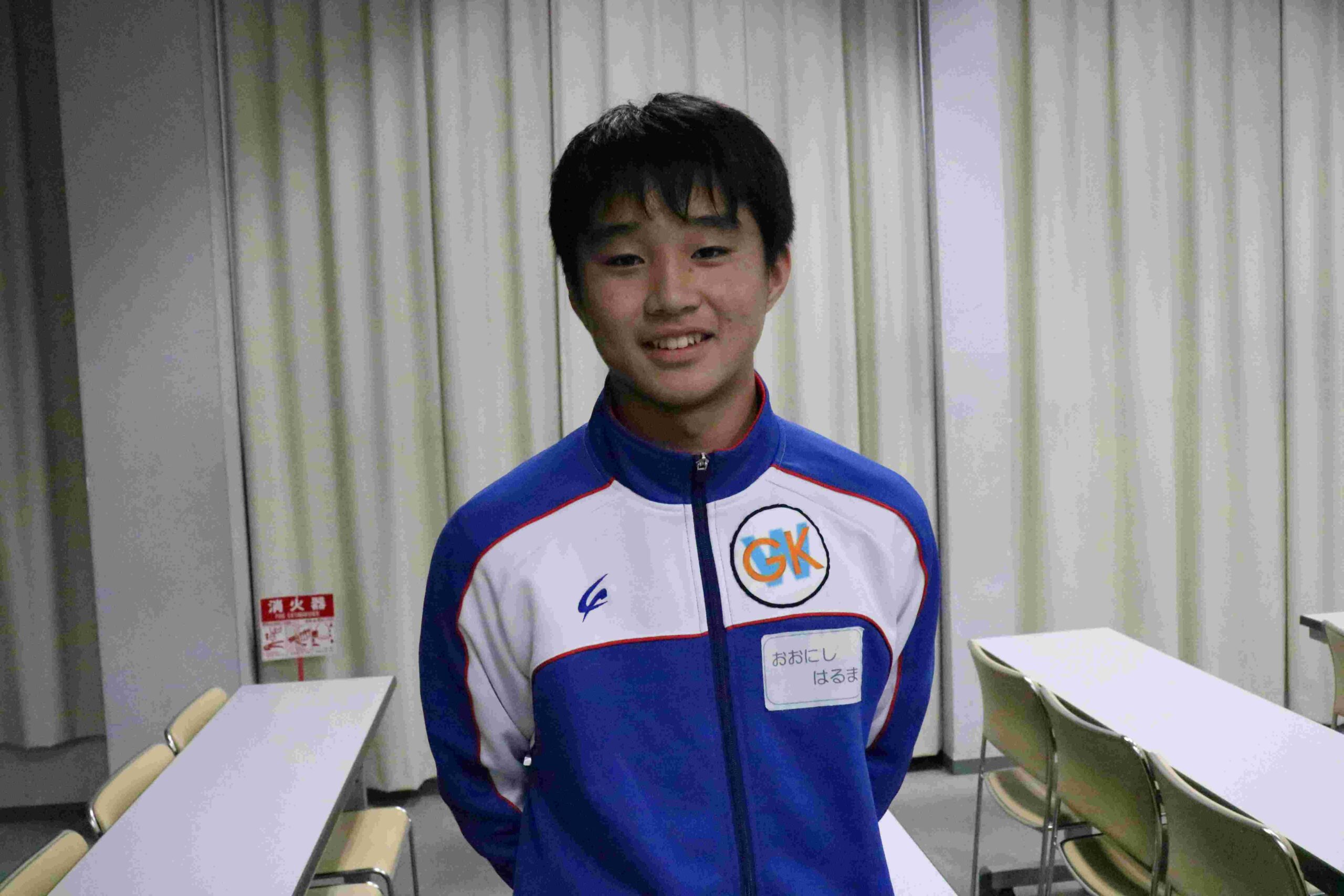 「目標は2032年ブリスベン五輪レスリング金」と話す大西春麻さん