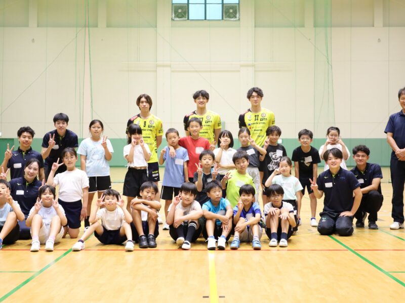 泉大津市×大阪体育大学「めざせ!!スポーツマスター」ブレイザーズ現役選手と一緒に