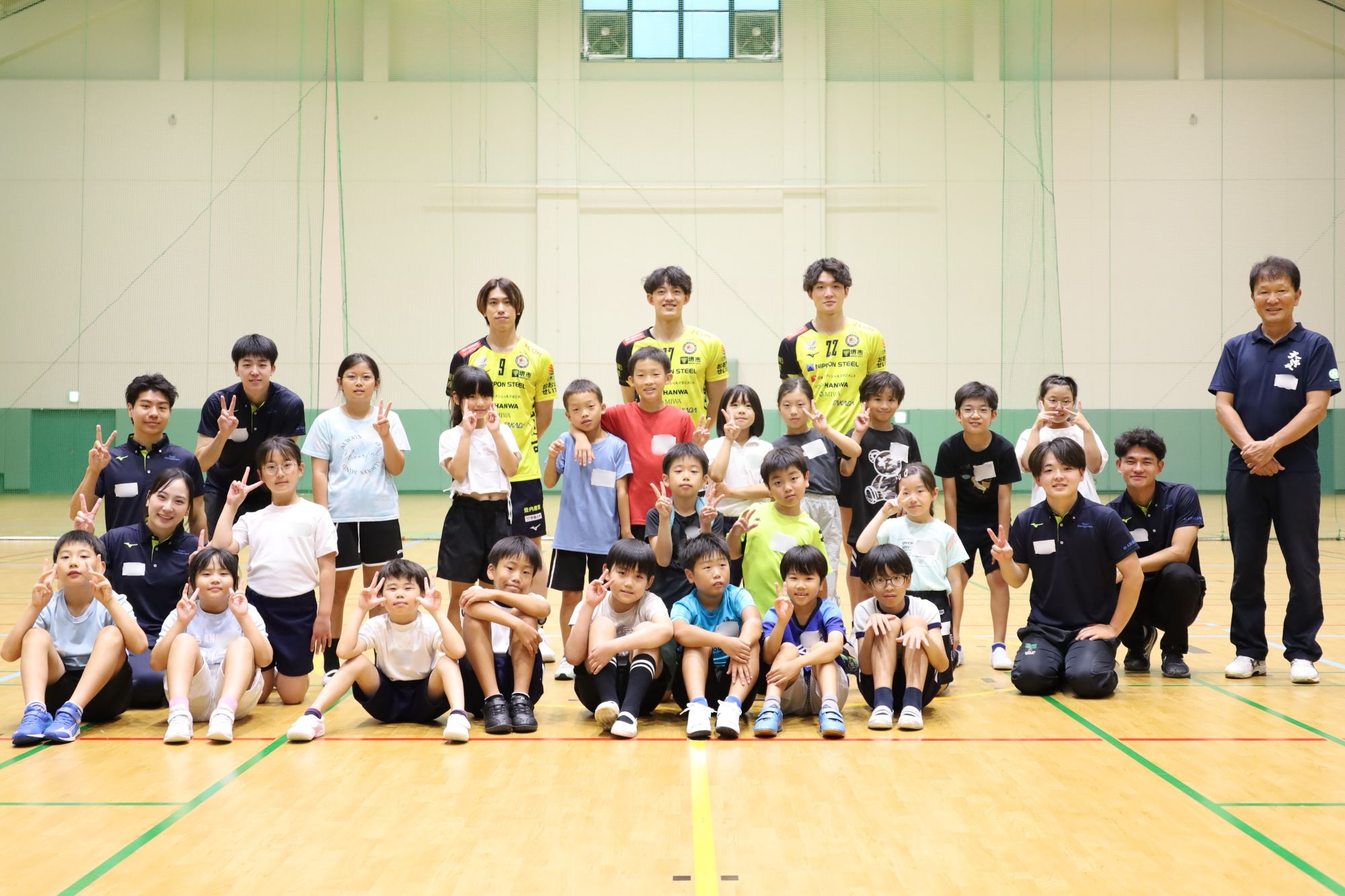 泉大津市×大阪体育大学「めざせ!!スポーツマスター」ブレイザーズ現役選手と一緒に